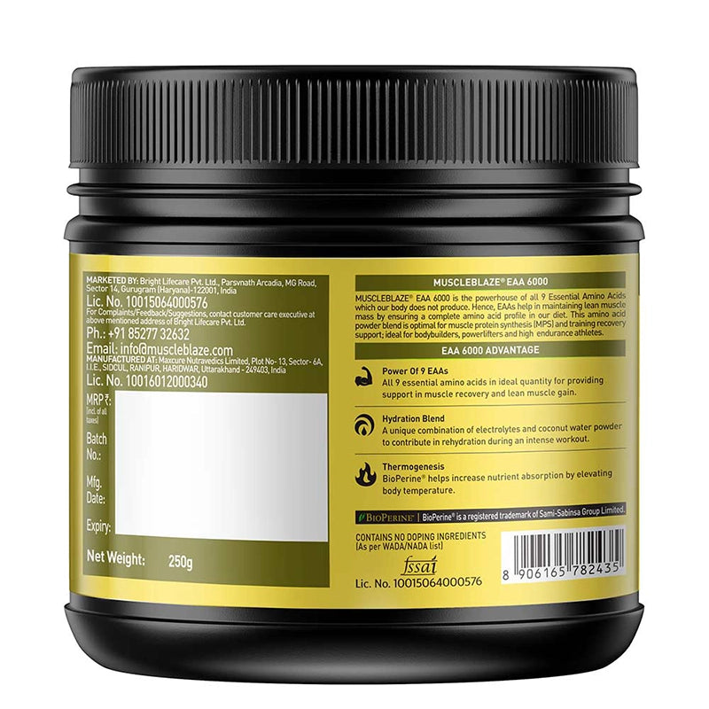 MuscleBlaze EAA 6000, 250g