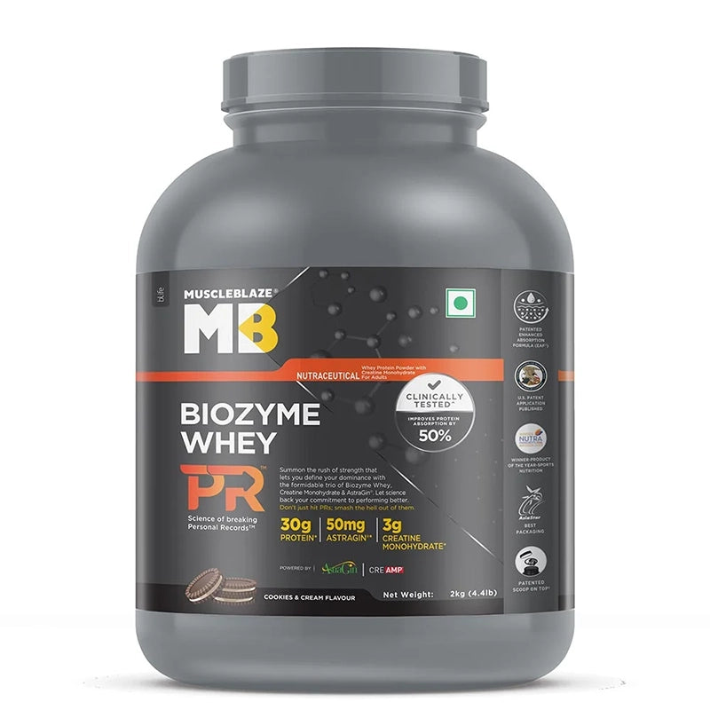MuscleBlaze Biozyme Whey PR, 2kg