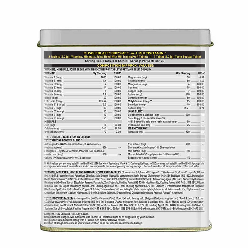 MuscleBlaze Biozyme Multivitamin