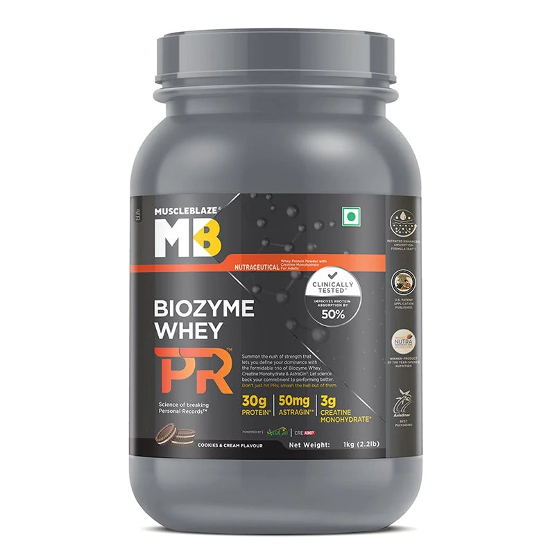 MuscleBlaze Biozyme Whey PR, 1kg