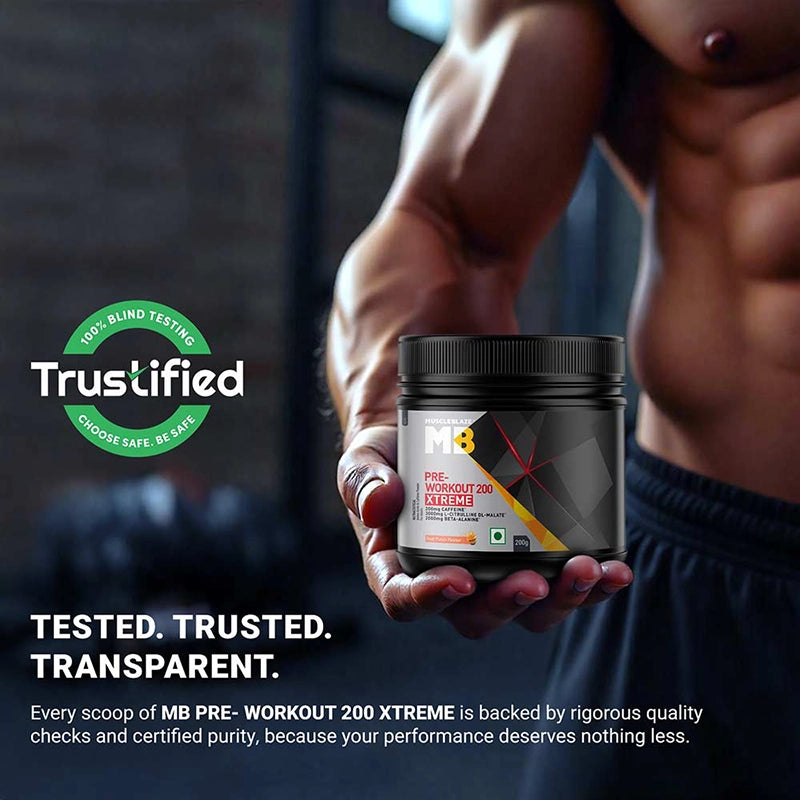 MuscleBlaze PRE Workout 200 Xtreme, 200g
