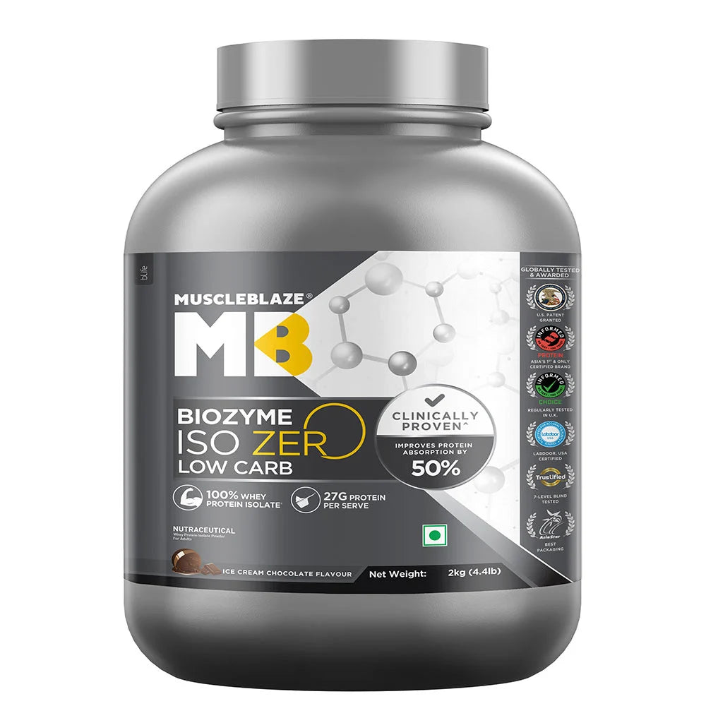 MuscleBlaze Biozyme Iso-Zero, 2kg